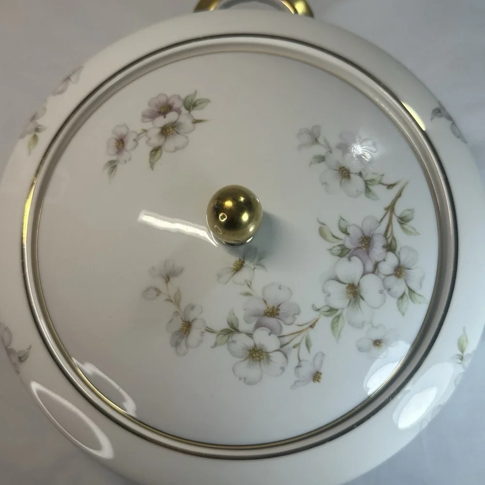 Tirschenreuth Bavaria Dogwood Round Covered Vegetable Tureen‎ Pasco 1147 Germany
